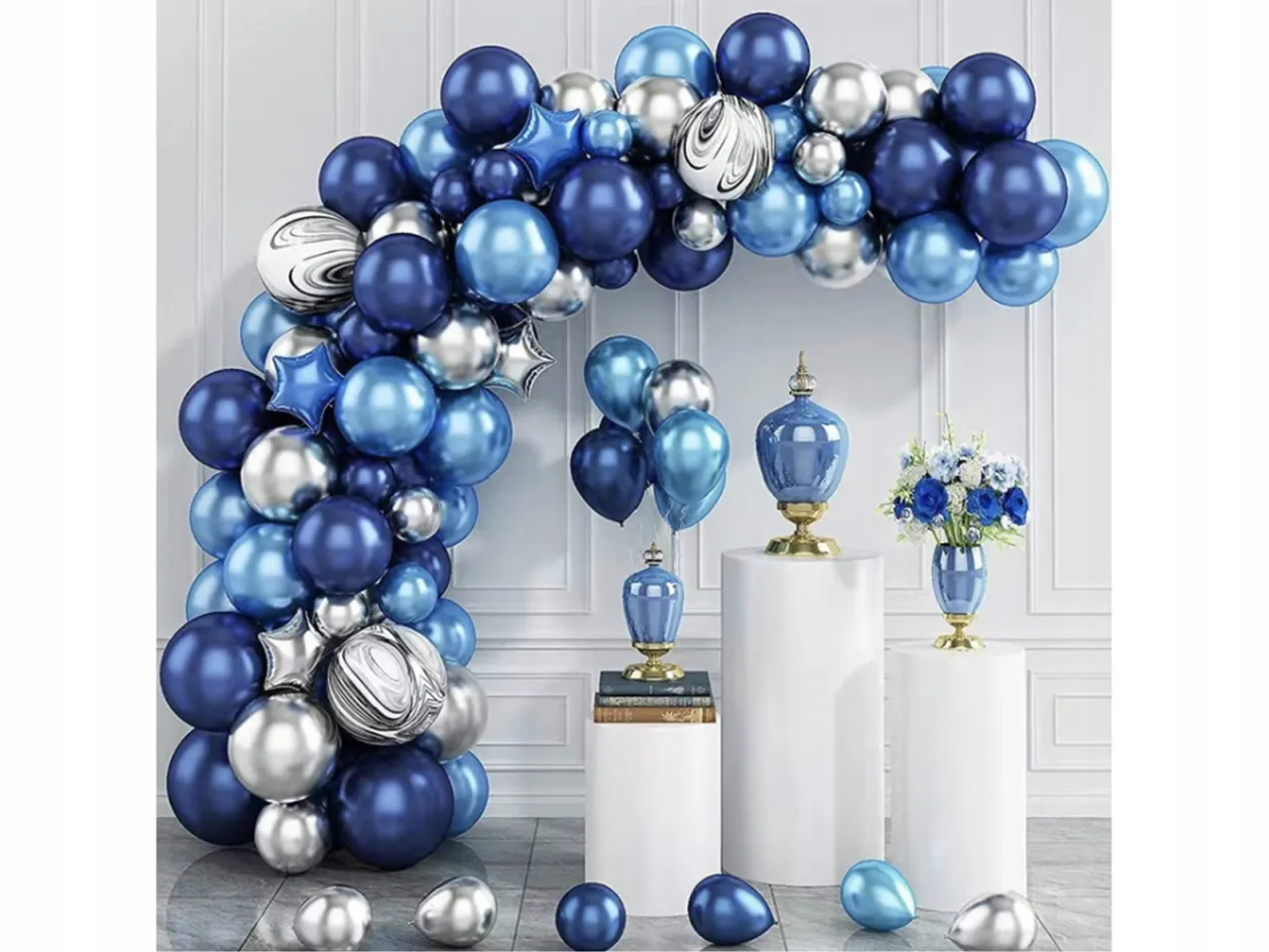 wszystkie materiały do girlandy balonowej