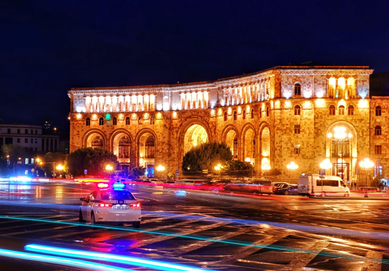 Erywań bezpieczne ulice nocą