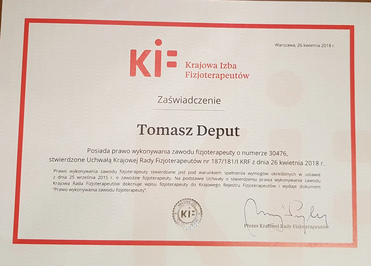 dyplom fizjoterapia vs kurs rehabilitacja