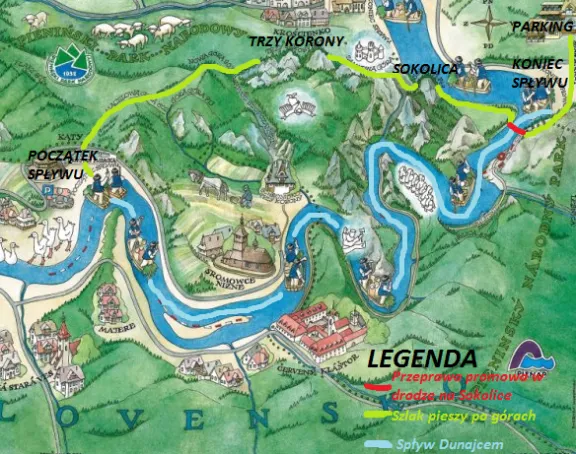 Trzy Korony Sokolica spływ Dunajcem