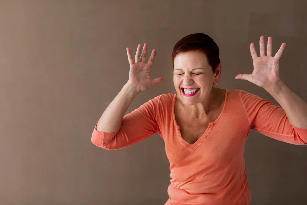 osoba z wahaniami nastroju symbolicznie, zaburzenia nastroju