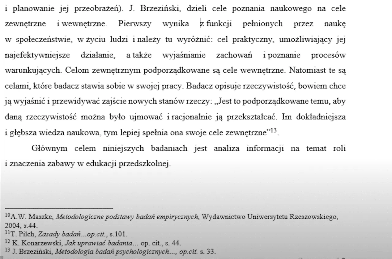 Przykłady przypis&oacute;w dolnych i harwardzkich