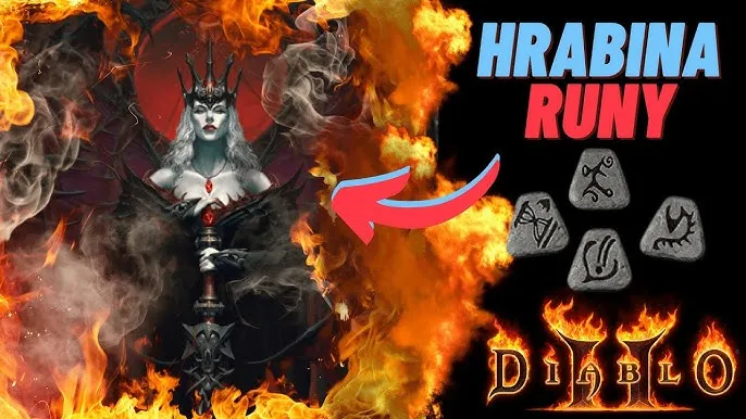 Diablo 2 Resurrected Hrabina drop runy