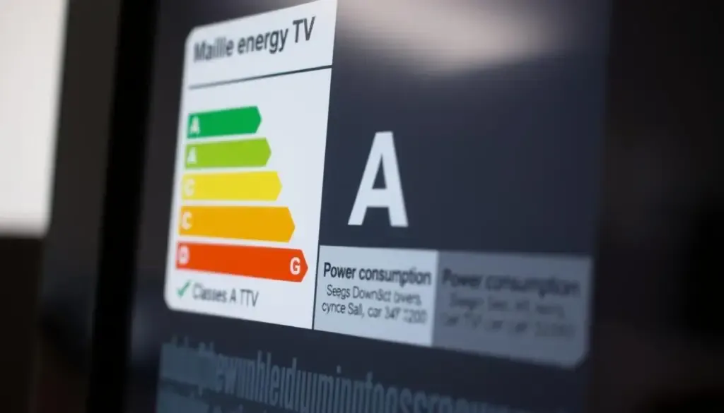 Etykieta energetyczna telewizora 75 cali