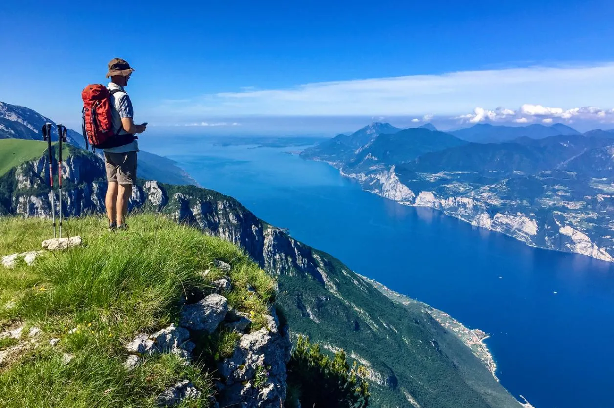Monte Baldo trekking vista lago
