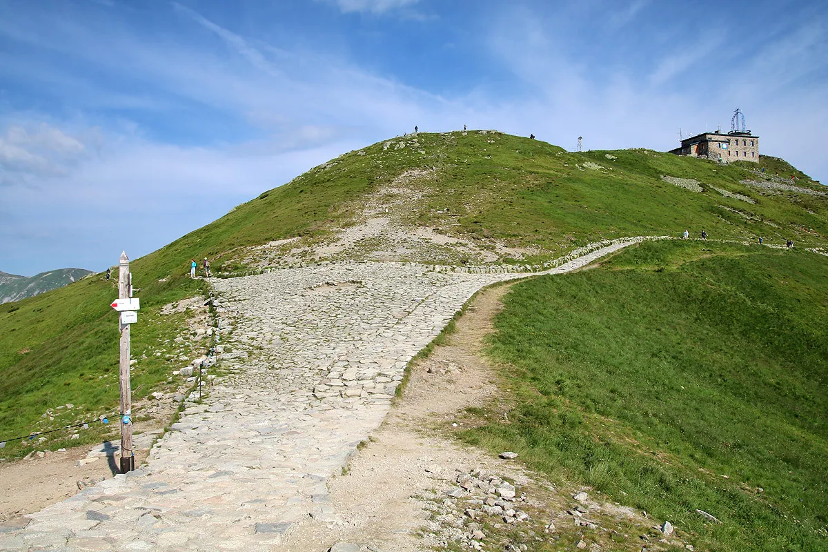 Kasprowy Wierch szlak zielony Myślenickie Turnie
