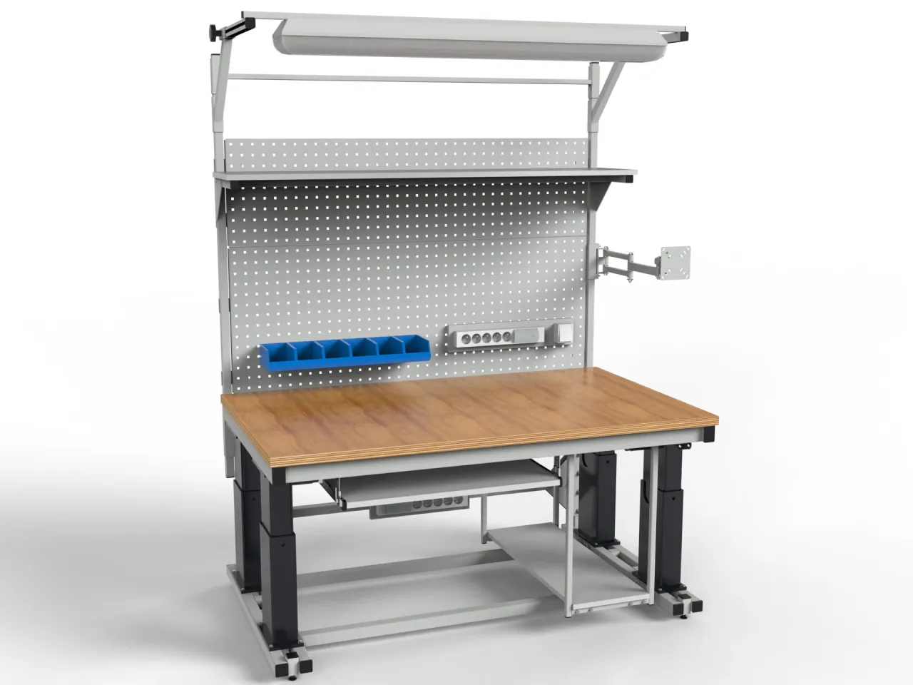 warsztat st&oacute;ł regulowany wysokość praca precyzyjna