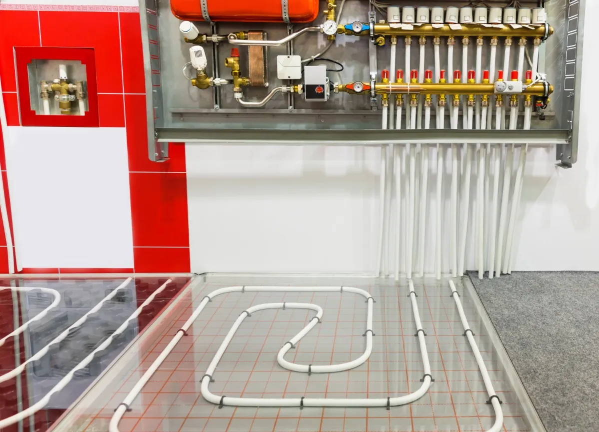 Rury PEX w instalacji grzewczej