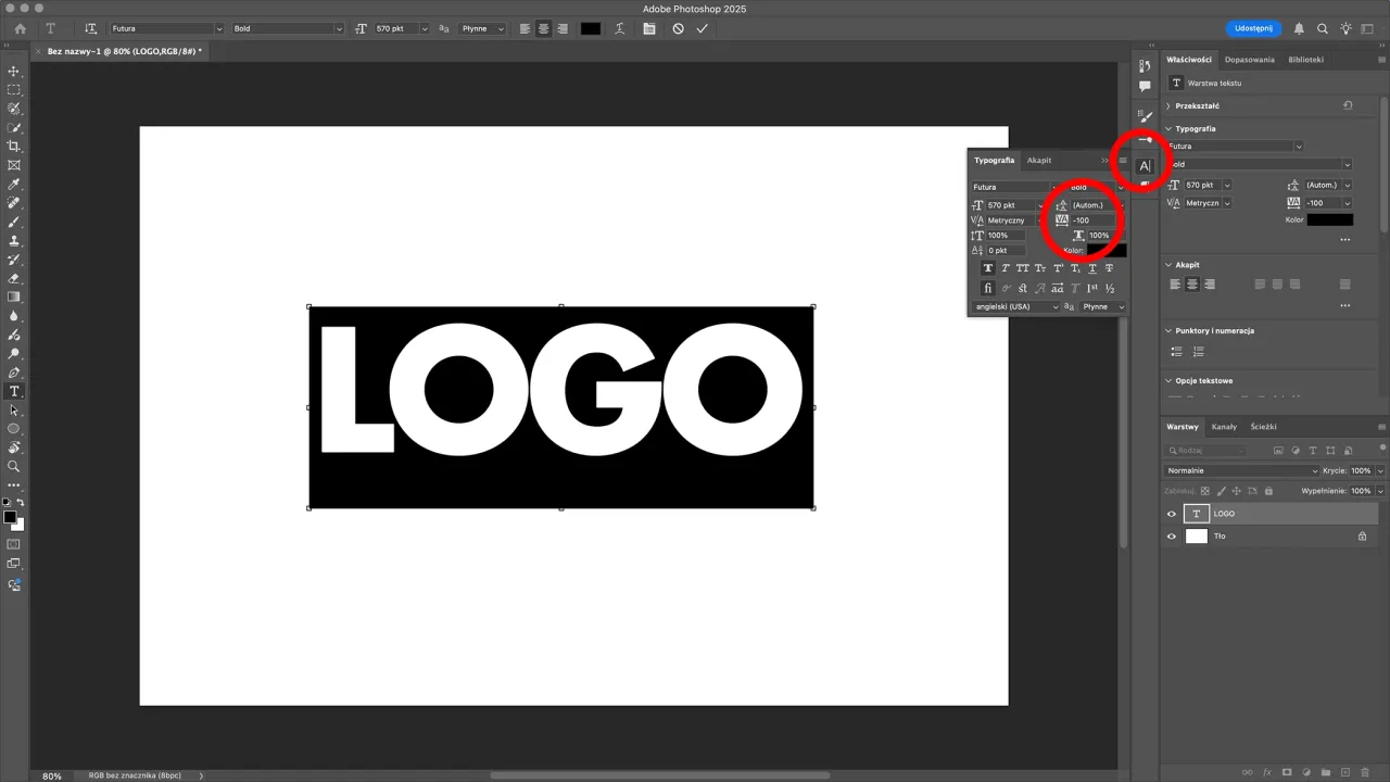 Tworzenie logo w Photoshopie krok po kroku