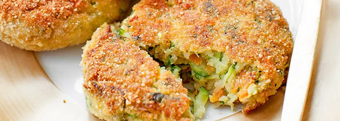 wegetariańskie kotlety z cukinii