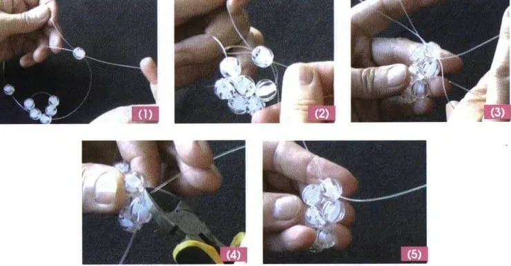jak nawlec koraliki na szpilkę jubilerską krok po kroku