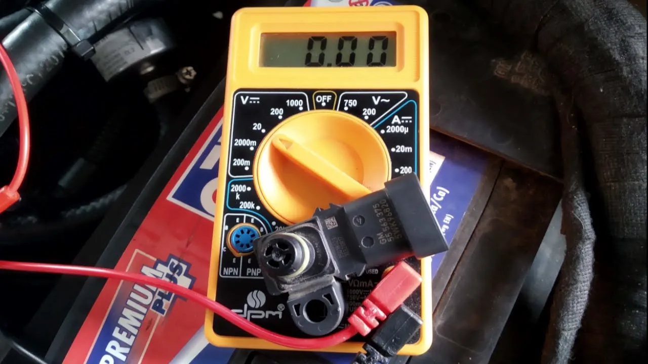 diagnostyka czujnika MAP multimetrem