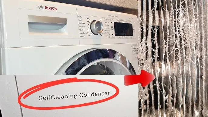Suszarka Bosch SelfCleaning Condenser vs AutoClean schemat
