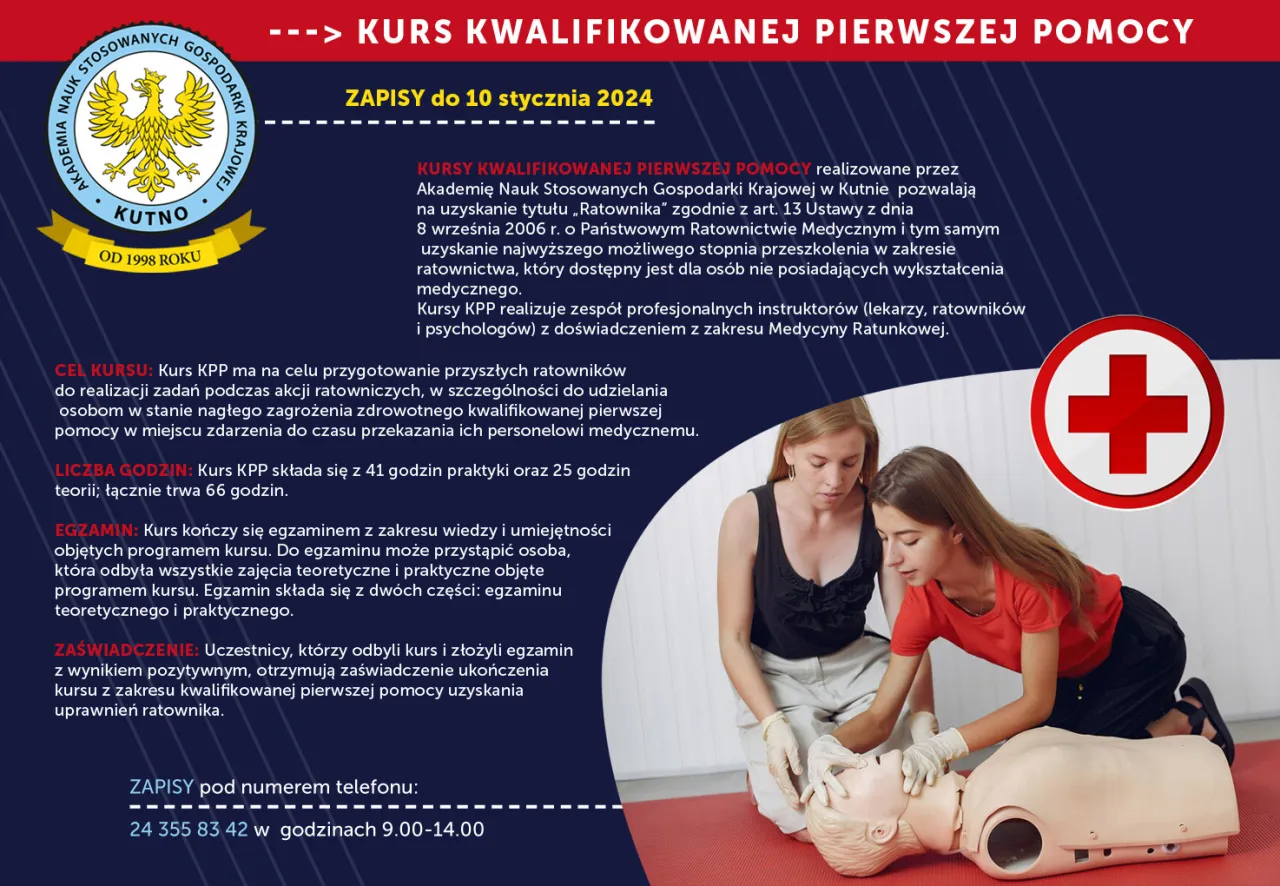 kurs kwalifikowanej pierwszej pomocy KPP