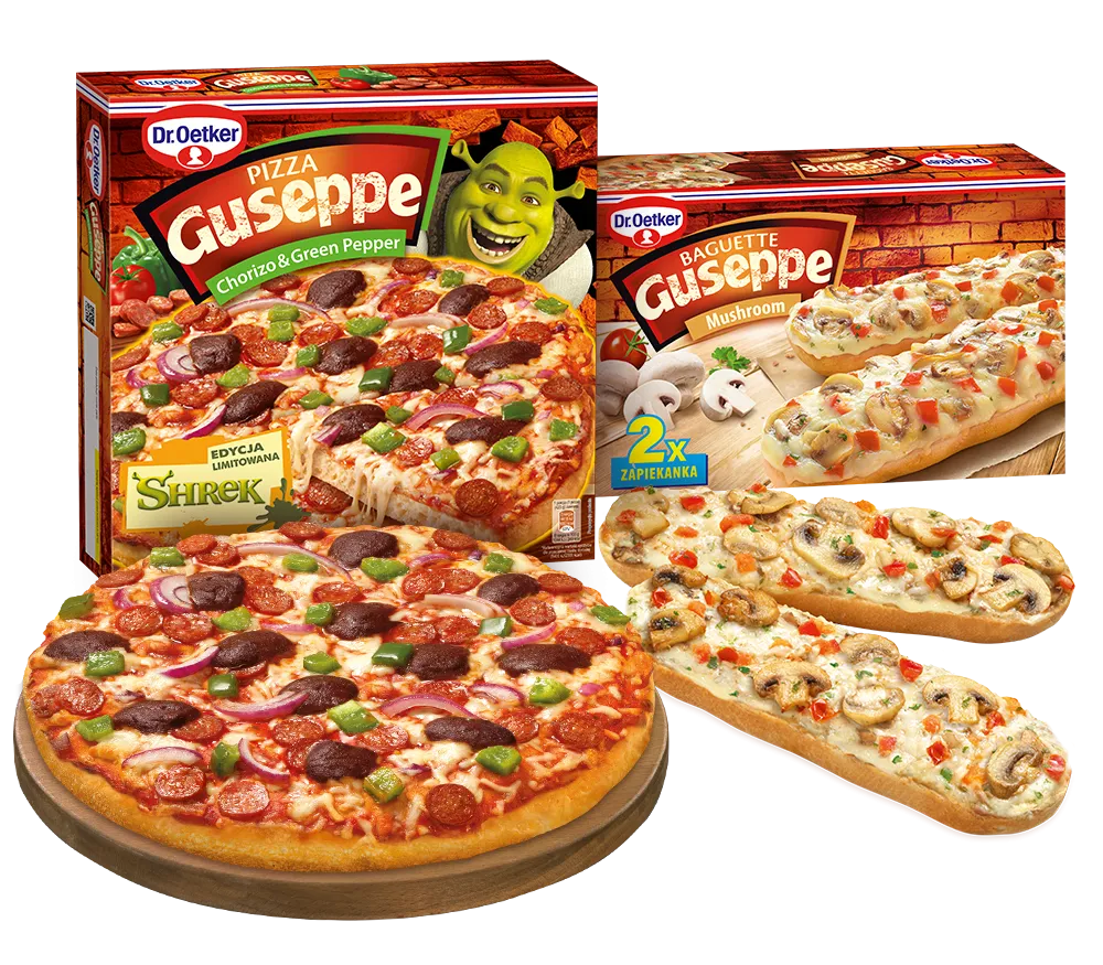 pizza guseppe z dodatkami świeże zioła