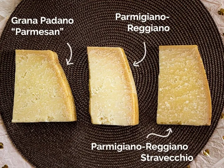 Parmigiano Reggiano vs Grana Padano comparison