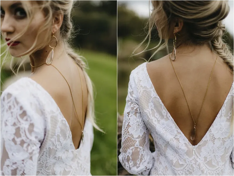 Biżuteria ślubna style glamour boho minimalizm