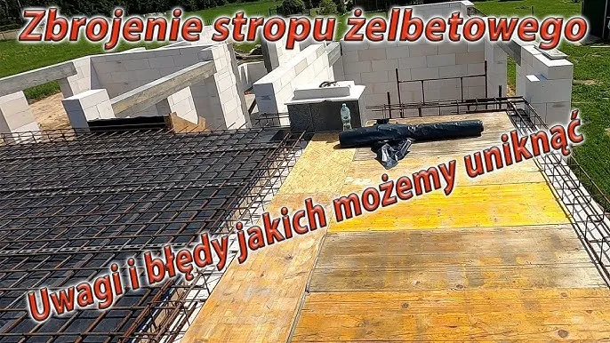 Błędy w zbrojeniu stropu przykłady