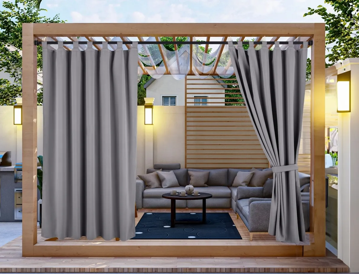 rodzaje tkanin na zasłony zewnętrzne do altany