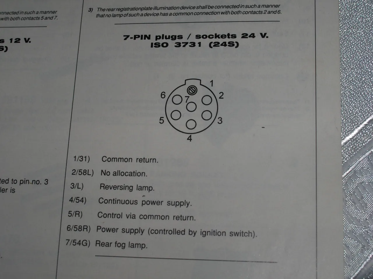 schemat podłączenia naczepy ciężarowej
