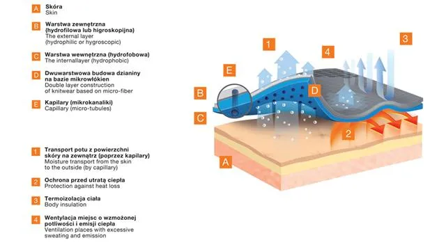 bielizna termoaktywna cechy budowa