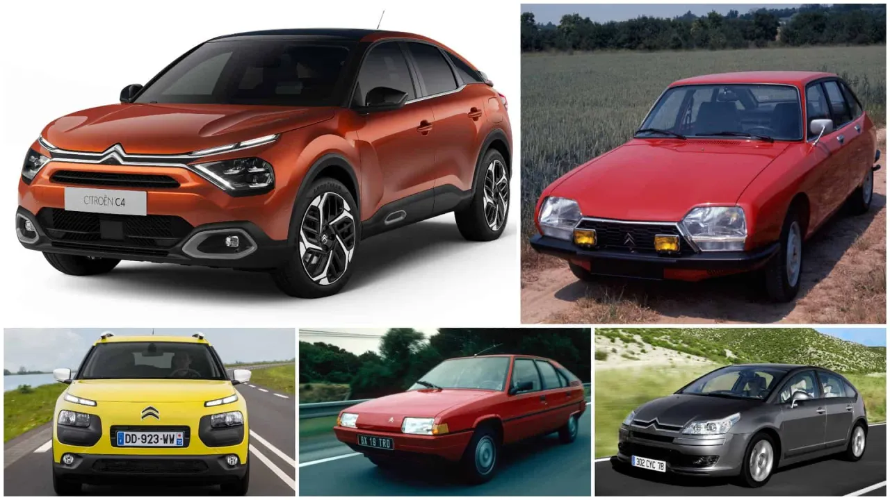 Citroen C4 r&oacute;żne generacje
