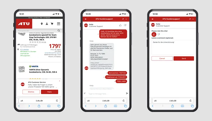 A. T. U. Filialfinder Screenshot