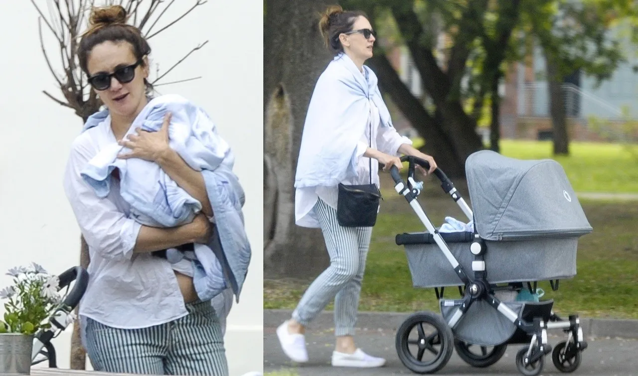 Ilona Ostrowska z dziećmi ukryte twarze