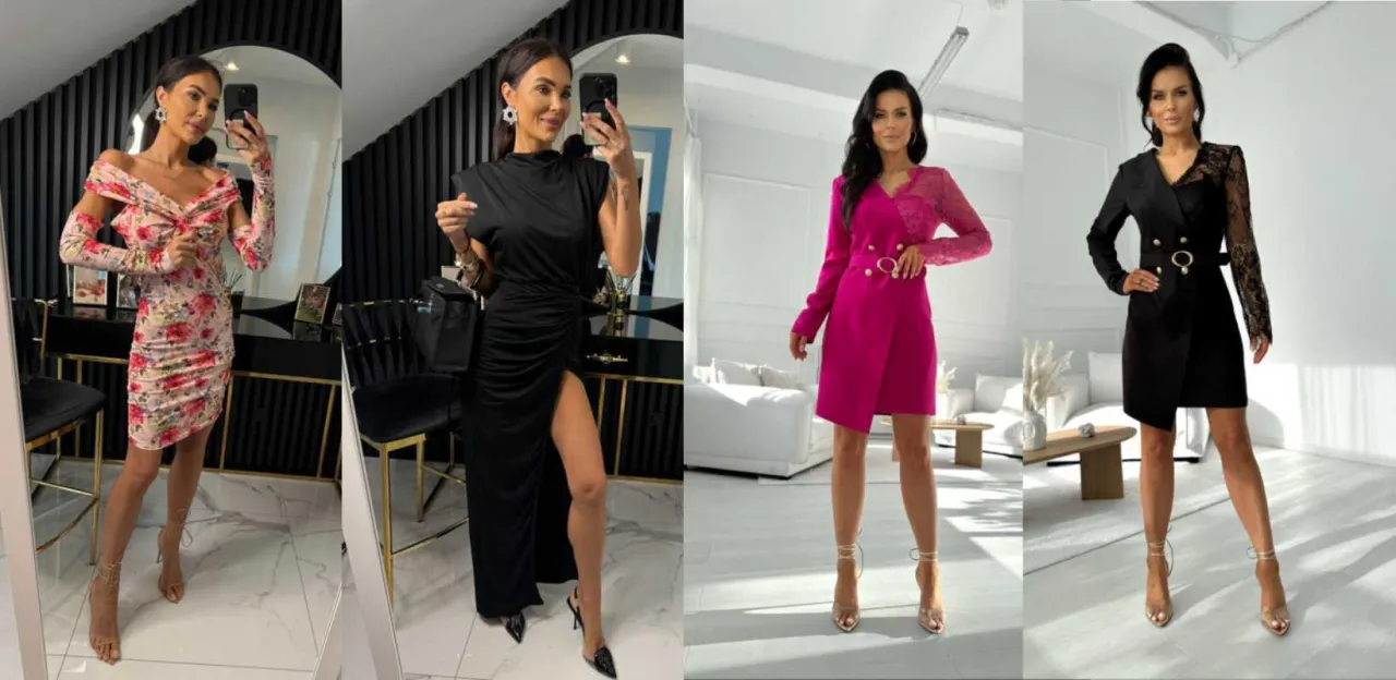 elegancka kobieta po 40 na weselu, sukienki midi, kombinezony