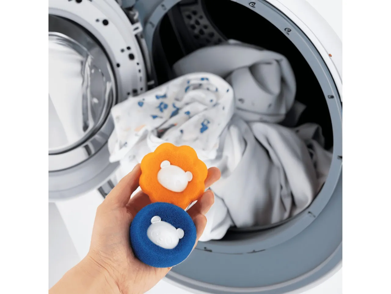 Kulki do prania antykłaczki w bębnie pralki