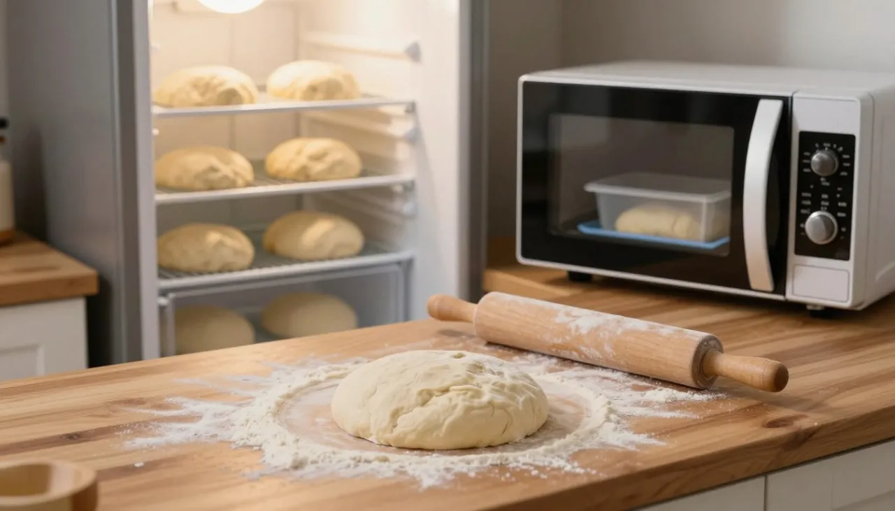 rozmrażanie ciasta na pizzę lodówka pokojowa