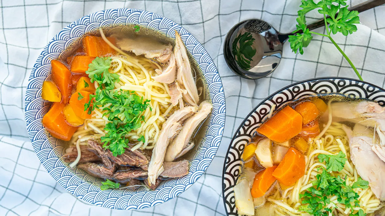 ros&oacute;ł fit odtłuszczanie makaron warzywa