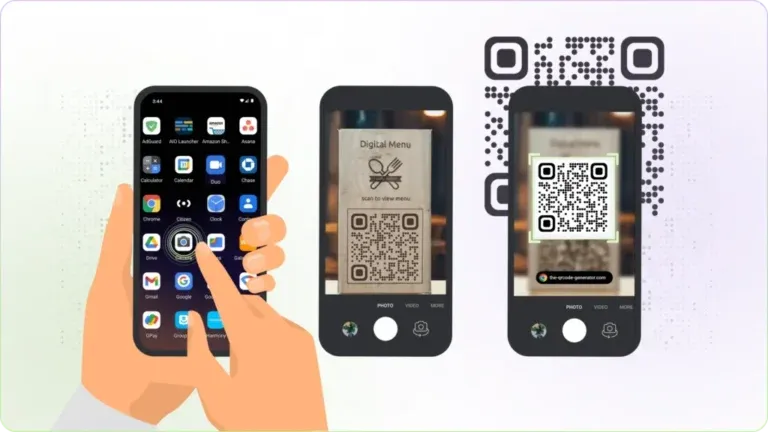smartfon skanuje kod qr