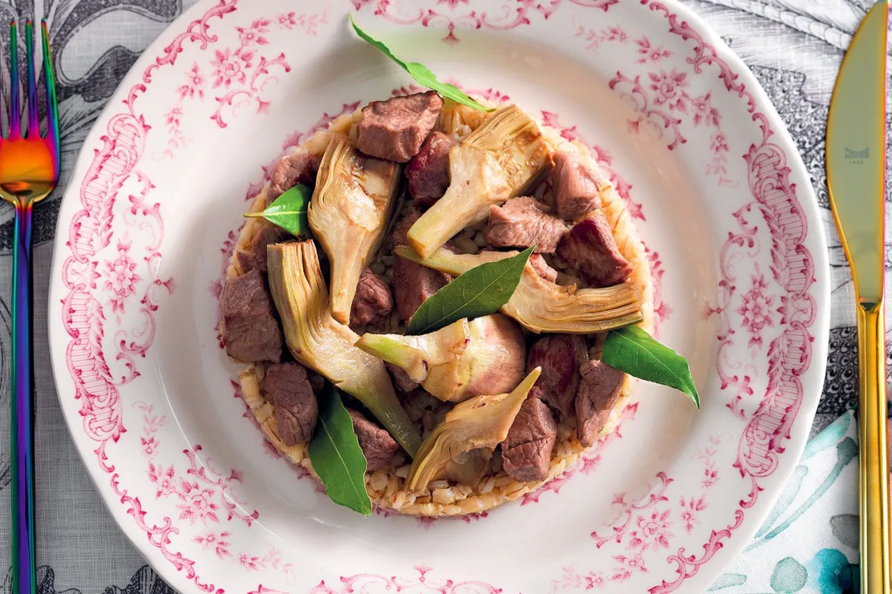 Spezzatino di agnello e carciofi