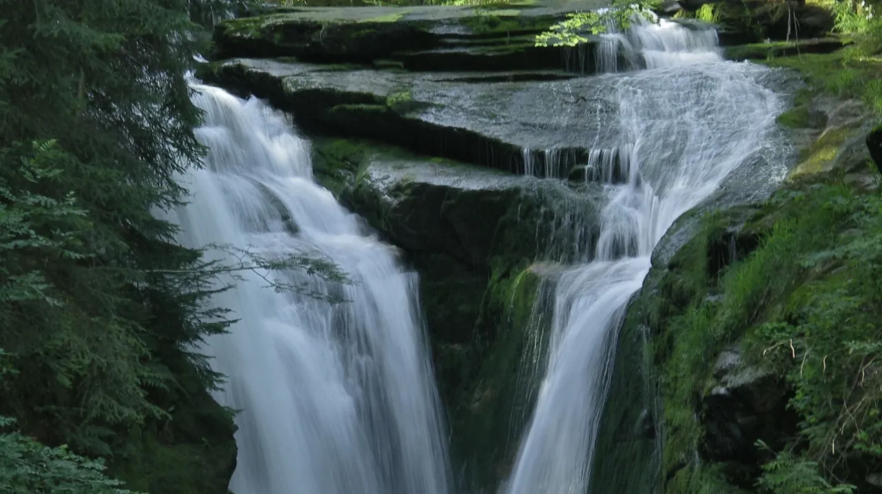 Wodospad Szklarki Karkonoski Park Narodowy
