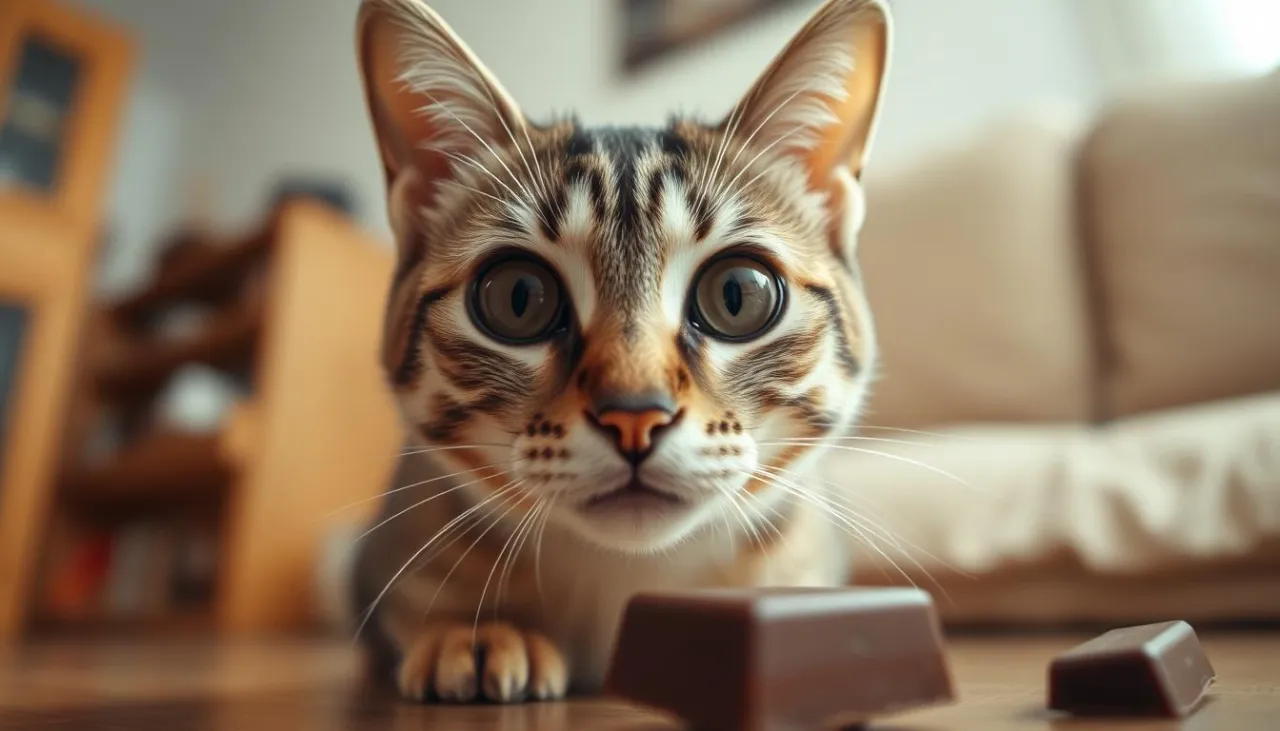 różne rodzaje czekolady i ich toksyczność dla kota infografika