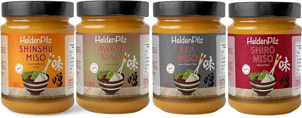 rodzaje pasty miso shiro aka awase