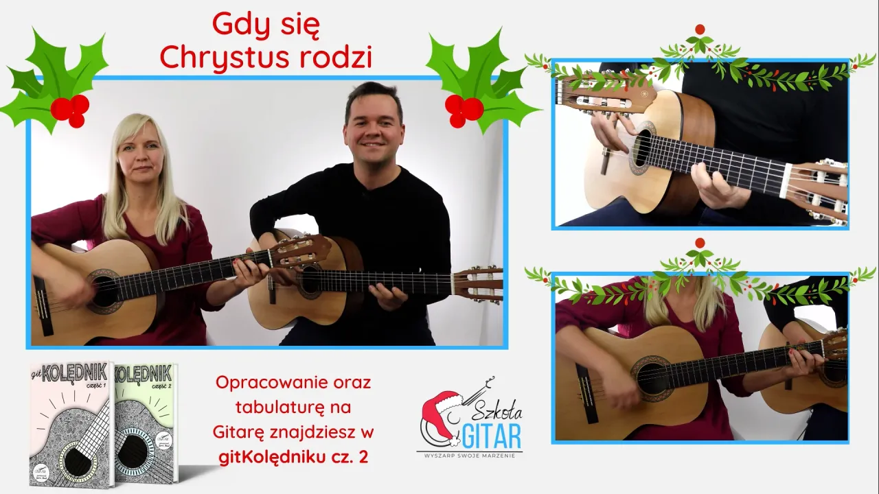 schematy bicia gitarowego Cicha Noc