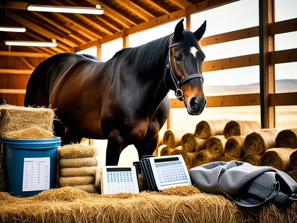 koszty utrzymania konia infografika