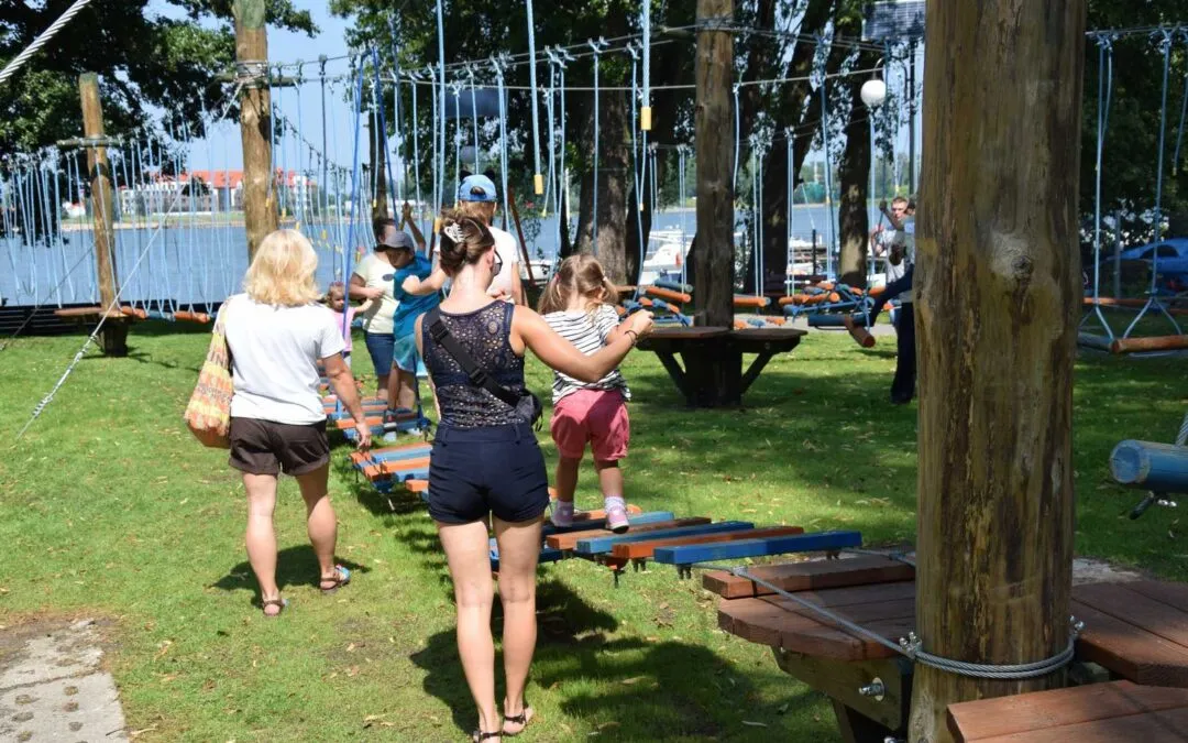 Park linowy Ostróda trasy dla dzieci