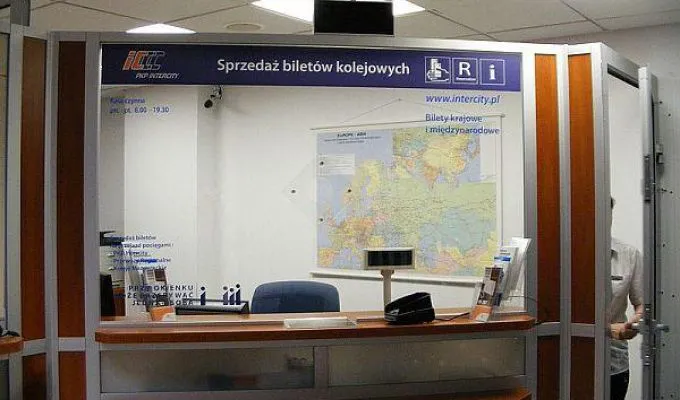 Kasa biletowa PKP Intercity dworzec
