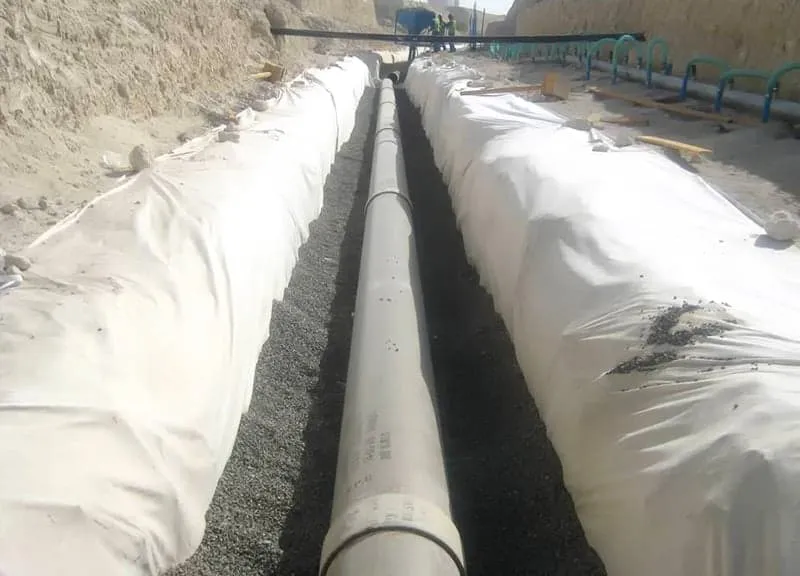 układanie geowł&oacute;kniny drenaż