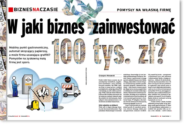 pomysły na biznes do 100 tys. zł w Polsce