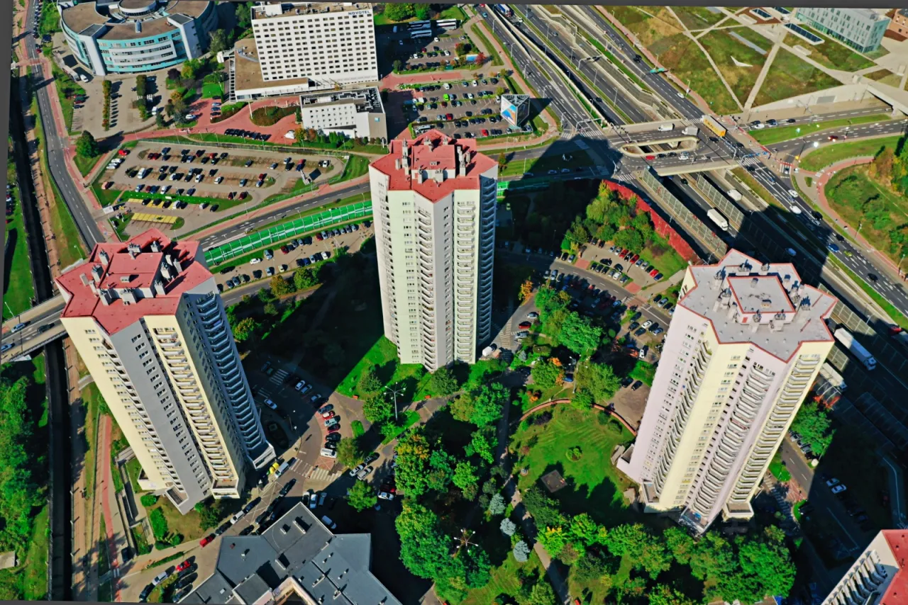 Architektura Gwiazd Katowice kształt