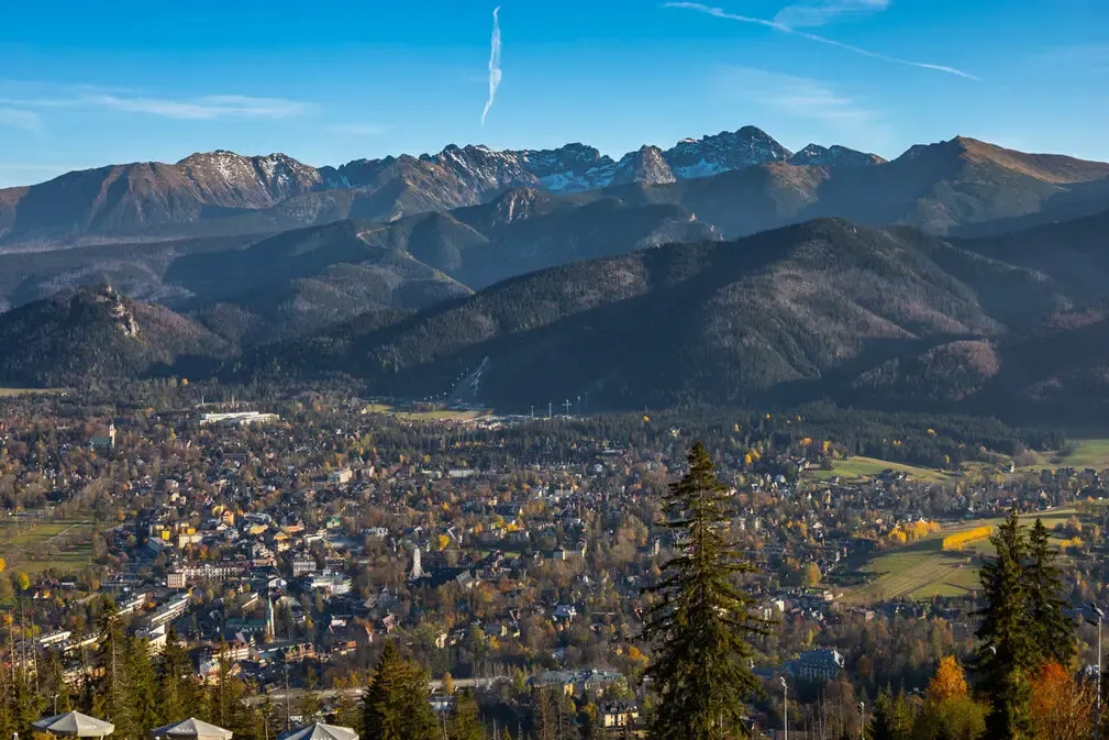 Gubałówka widok na Tatry