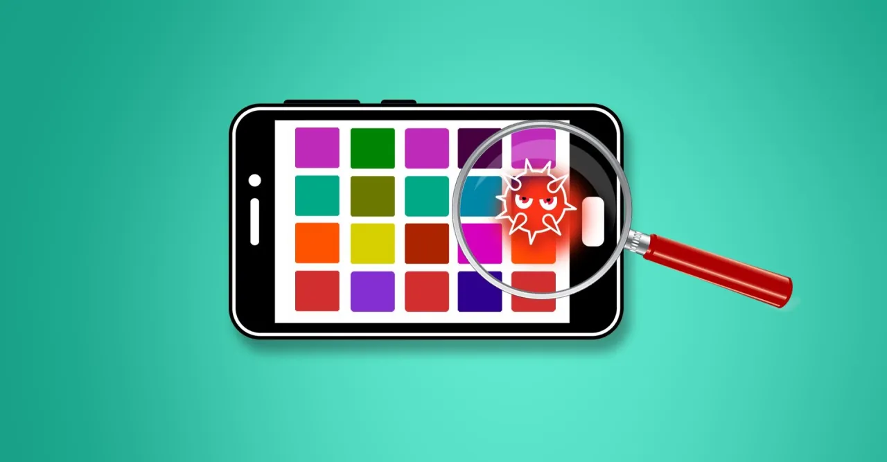 Telefon z kolorowymi ikonami, pod lupą zły wirus. Jak usunąć trojana z telefonu?