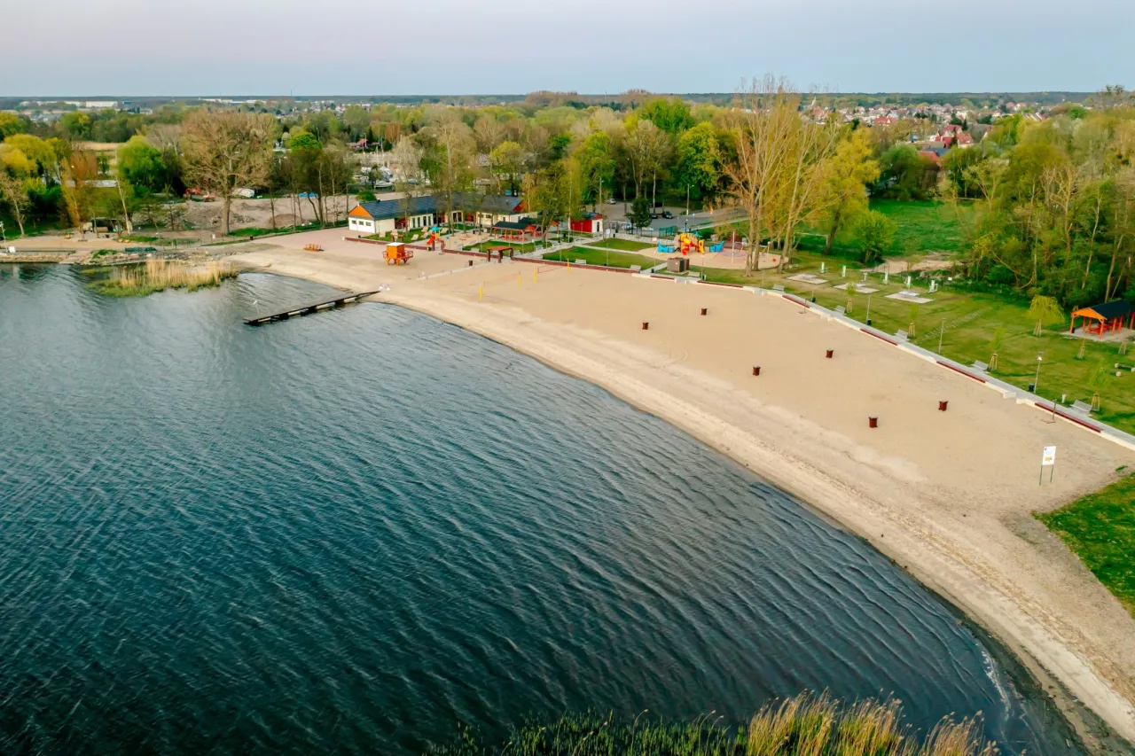 Jezioro Dąbie kąpielisko Szczecin