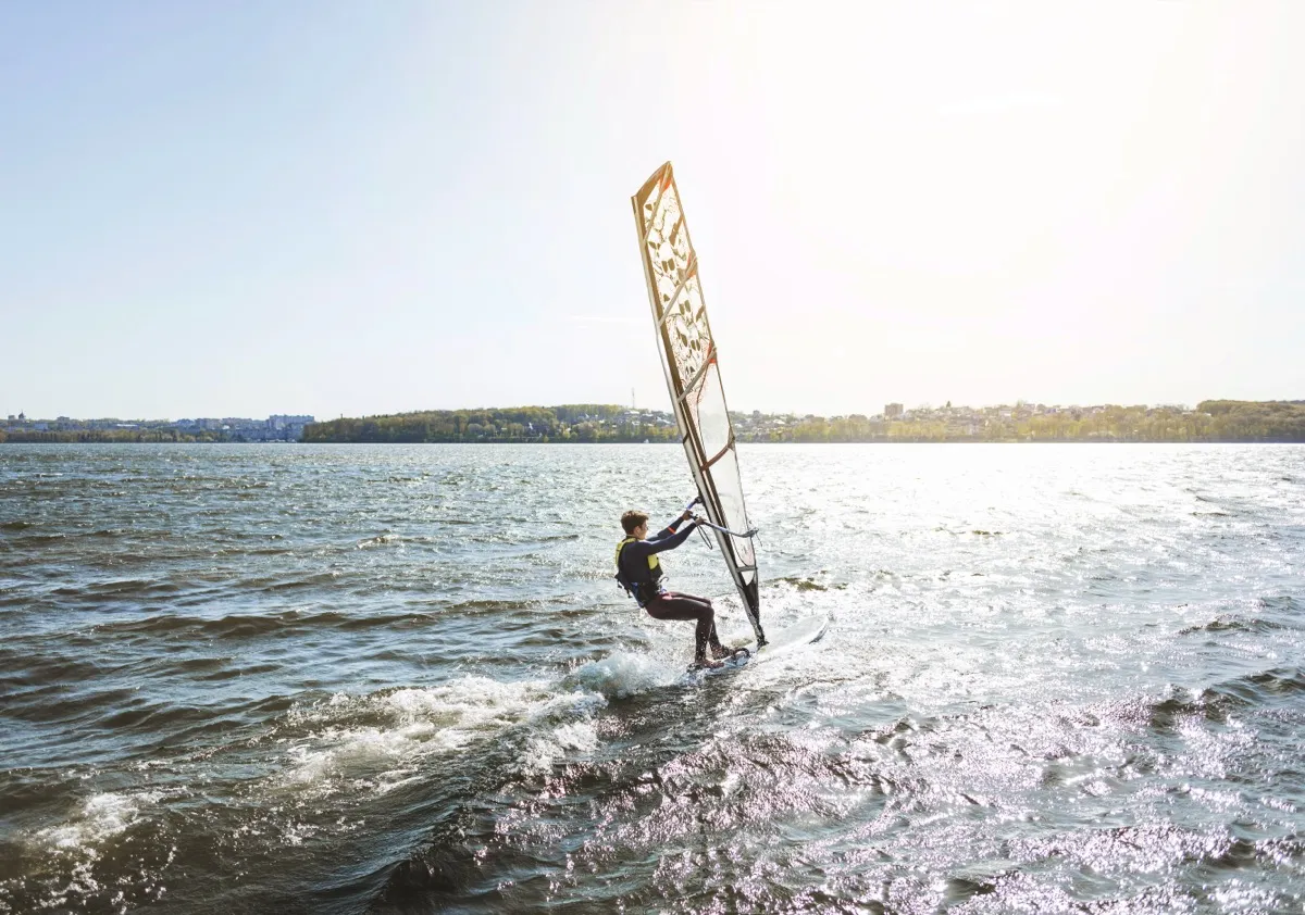 Skala Beauforta grafika dla windsurfer&oacute;w
