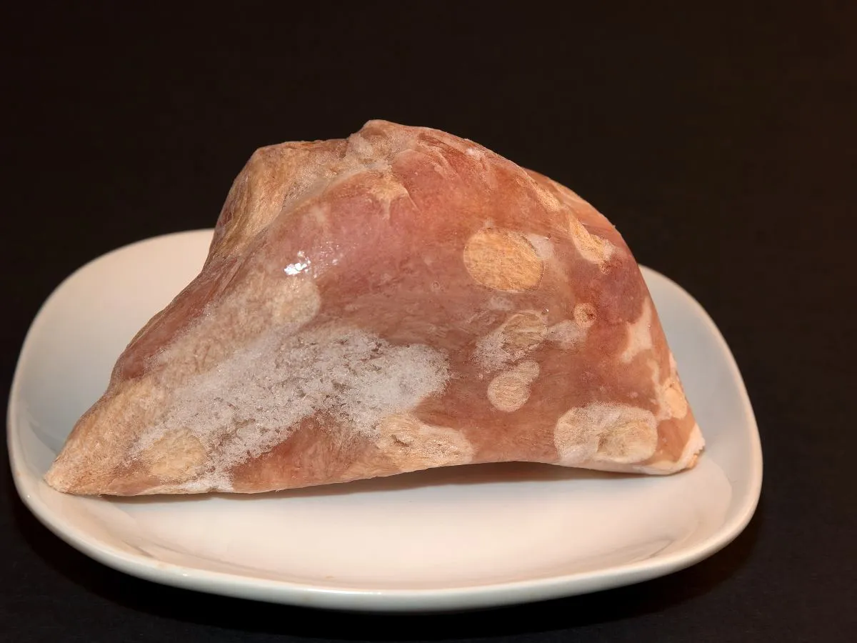 Oparzelina mrozowa na rybie