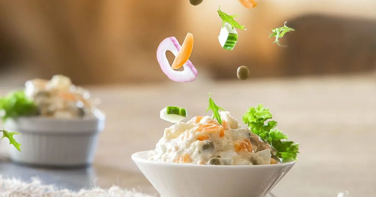 Zamrażanie sałatki jarzynowej